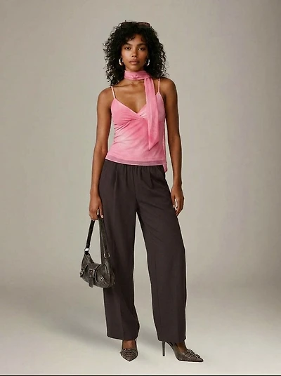 Elvira Mesh Tank and Scarf