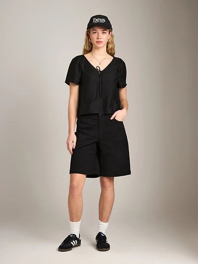 Mello Tie Peephole Top