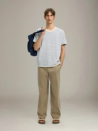 Kevin Stripe Crewneck T-Shirt