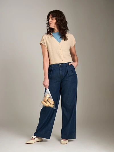 Iman Wide Leg Trousers