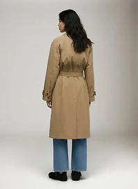Orchid Long Trench Coat