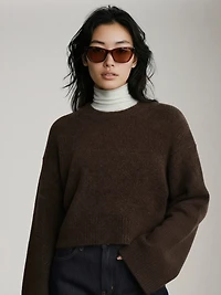 Eva Eco Crewneck Pullover Sweater