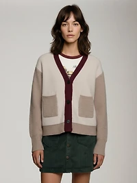 Linden Contrast Cardigan