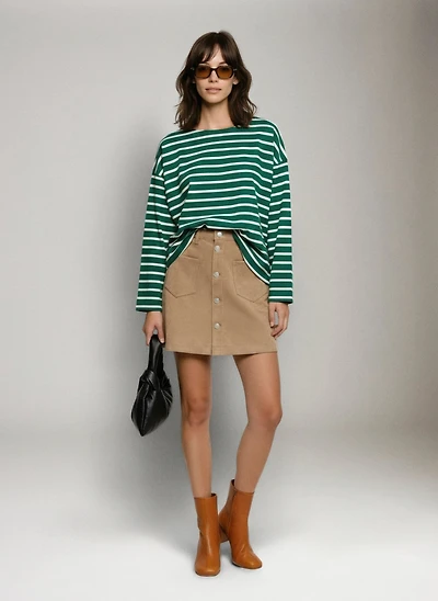 Amazing Stina Faux Suede Skirt