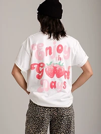 Strawberries Oversized Tee