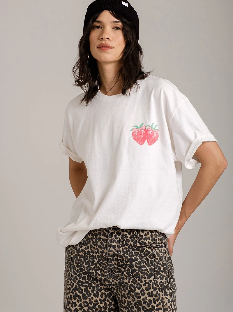 Strawberries Oversized Tee
