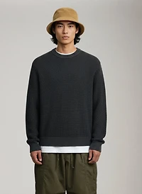 Motion Washed Knit Crewneck