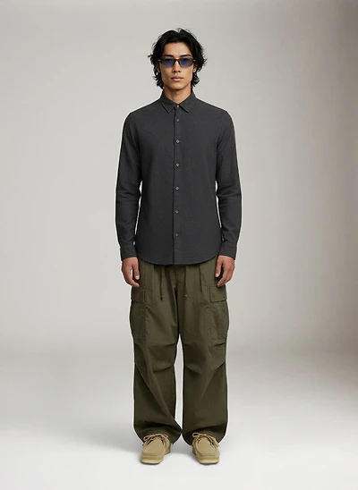 Classic Melange Longsleeve Shirt