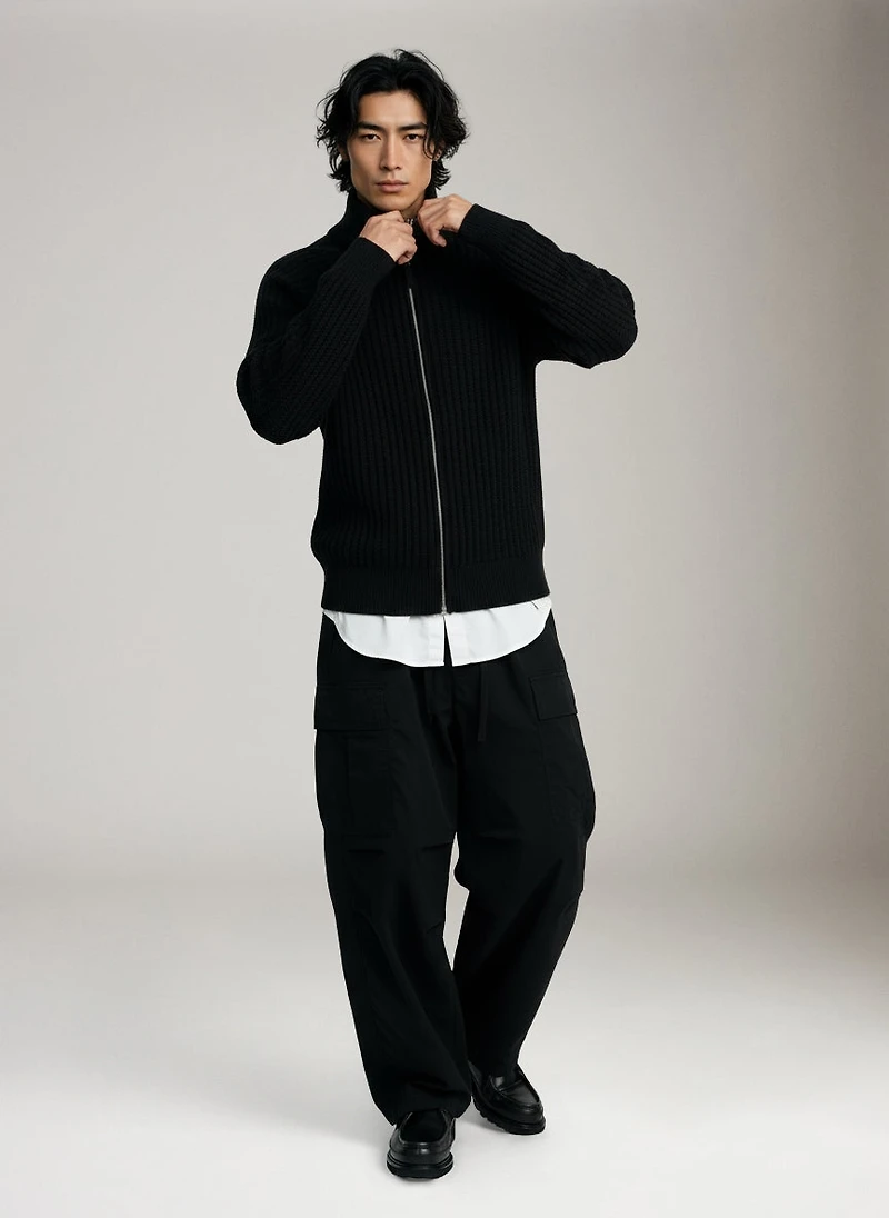 Spencer Knit Zip Up Sweater