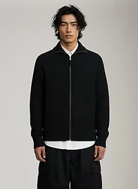 Spencer Knit Zip Up Sweater