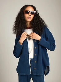 All Day Denim Knit Jacket