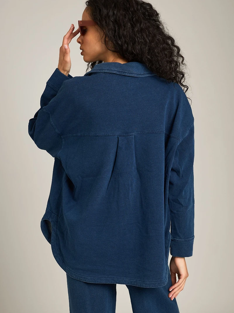All Day Denim Knit Jacket