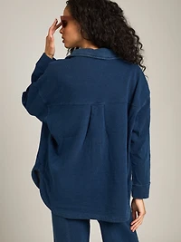 All Day Denim Knit Jacket