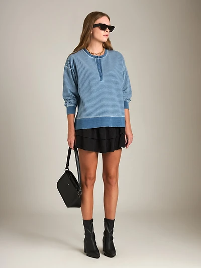 Apollo Stripe Sweatshirt