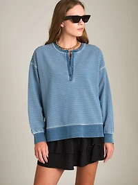 Apollo Stripe Sweatshirt