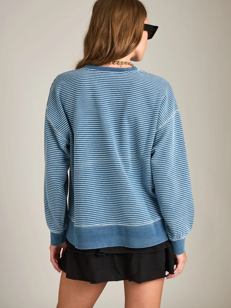 Apollo Stripe Sweatshirt