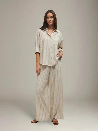 Alfie Striped Button Up Shirt