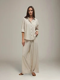 Alfie Striped Button Up Shirt