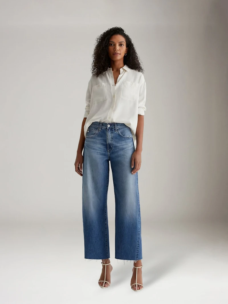 Hattie Barrel Cropped Jeans