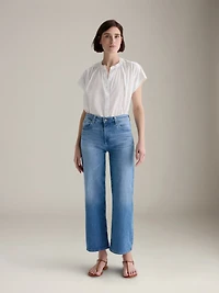 Saige Wide Leg Crop Jeans
