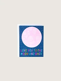 Moon and Back Card
