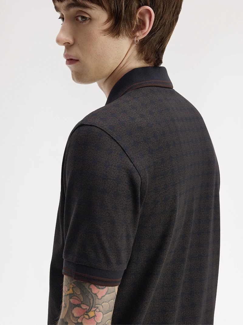 Floral Print Polo Shirt
