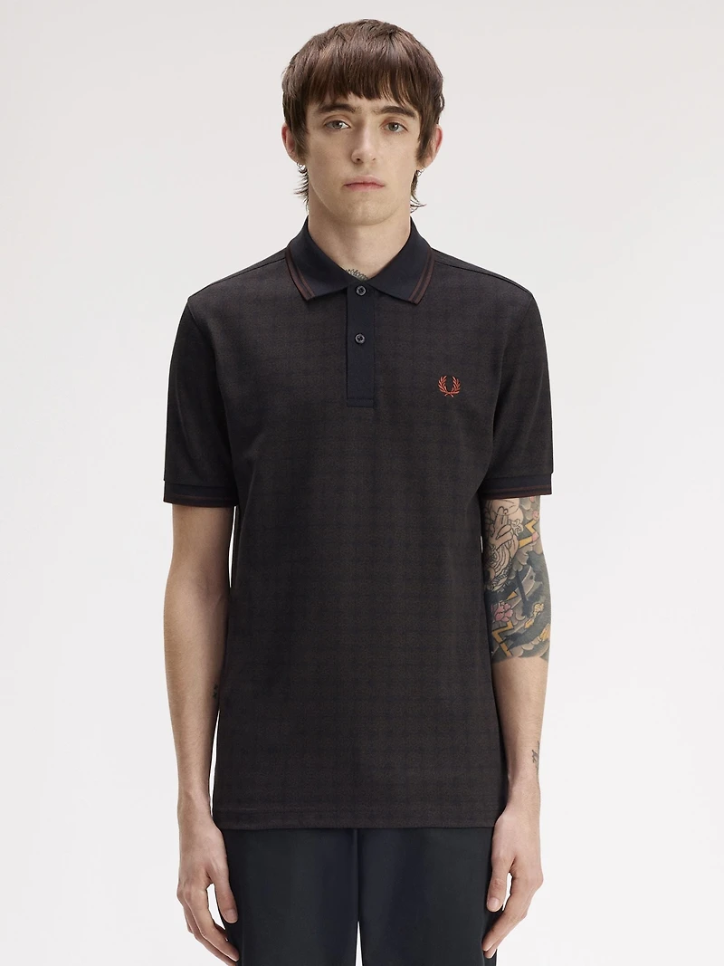 Floral Print Polo Shirt