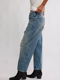 Deep Trance Dropped Boyfriend Jeans - From Beyond