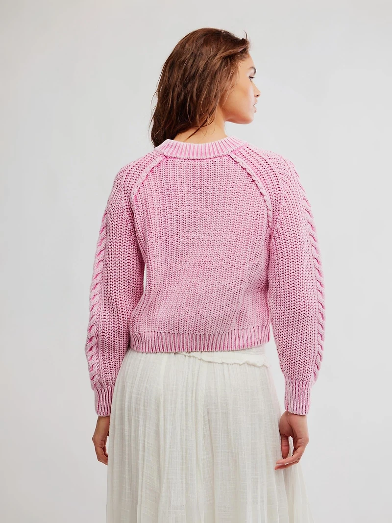 Frankie Cable Pullover Sweater