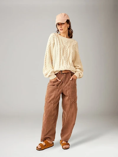 Frankie Cable Pullover Sweater