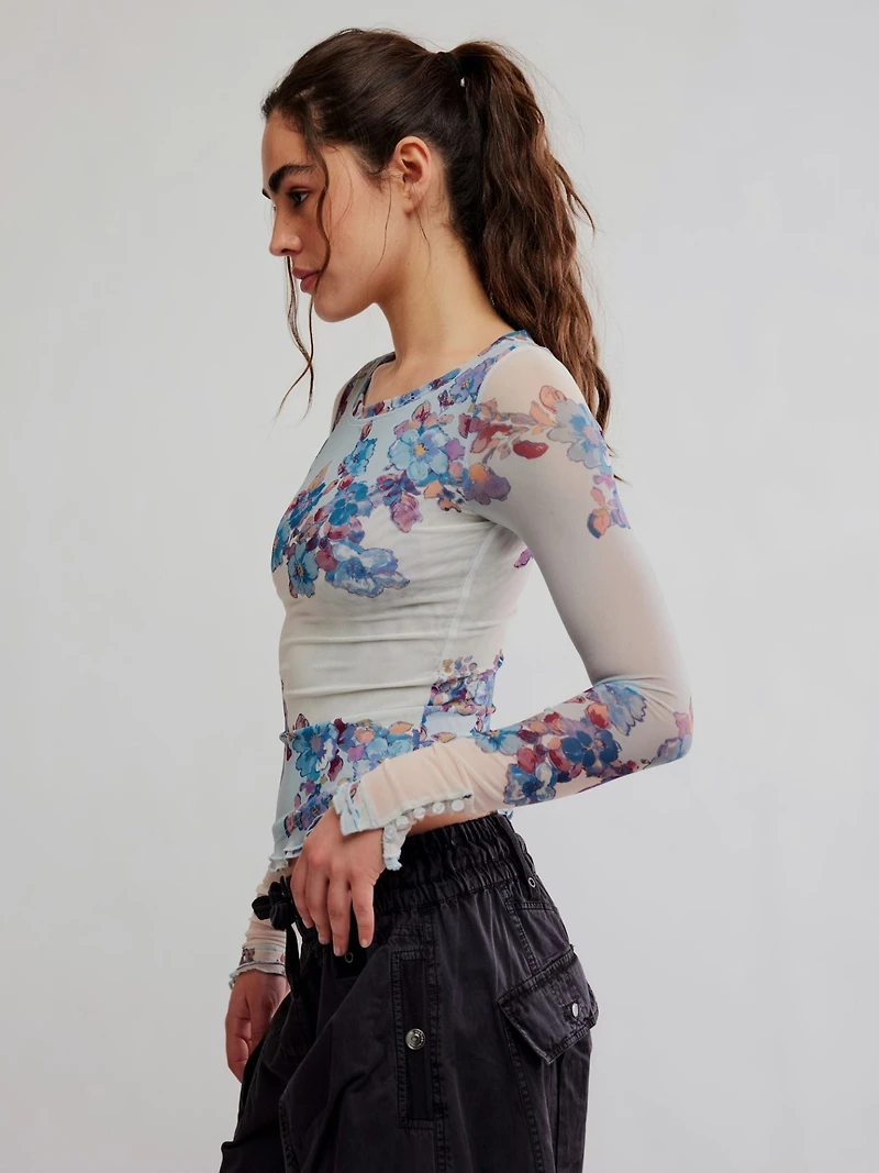 Lilly Printed Longsleeve Top