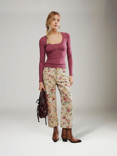 Wide Awake Longsleeve Top