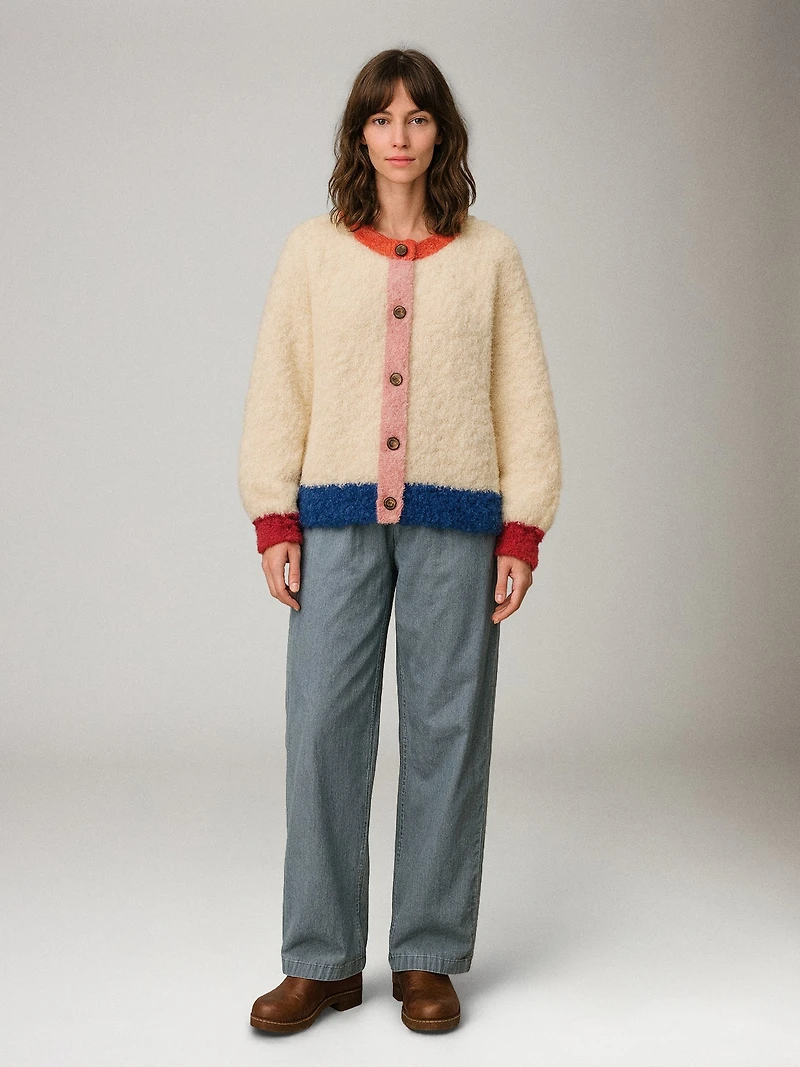 Cyclamen Cardigan