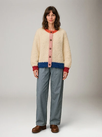 Cyclamen Cardigan