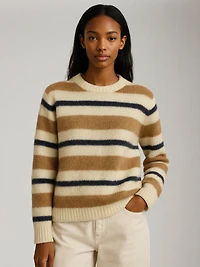 Himalayan Stripe Crewneck Sweater