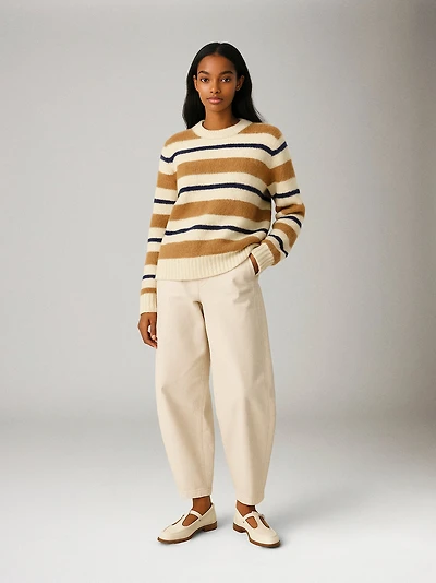 Himalayan Stripe Crewneck Sweater