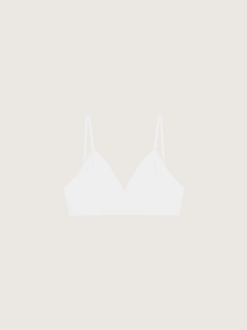 Undyed Mineral Triangle Bra