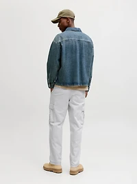 Karl Contrast Stitch Cargo Pants