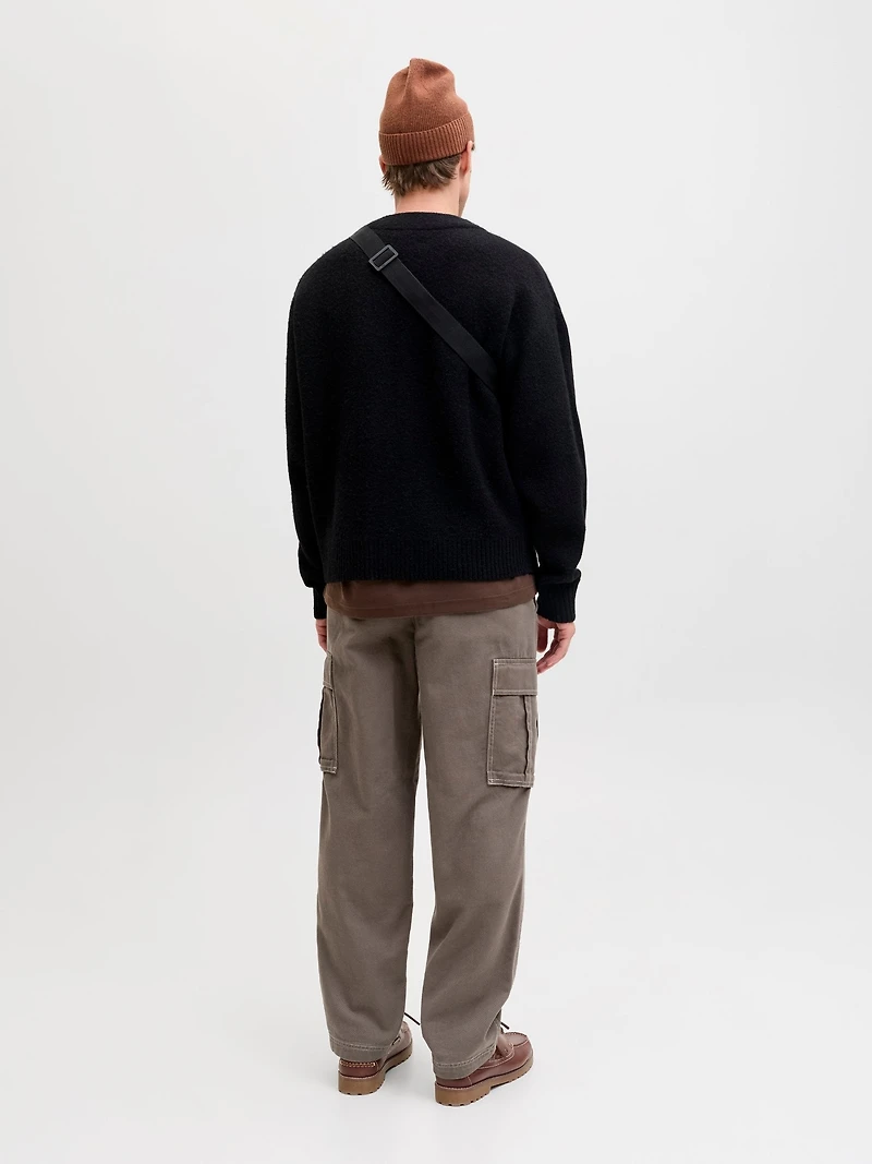 Karl Contrast Stitch Cargo Pants