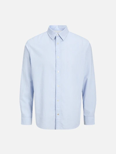 Premium Isaac Seersucker Longsleeve Shirt