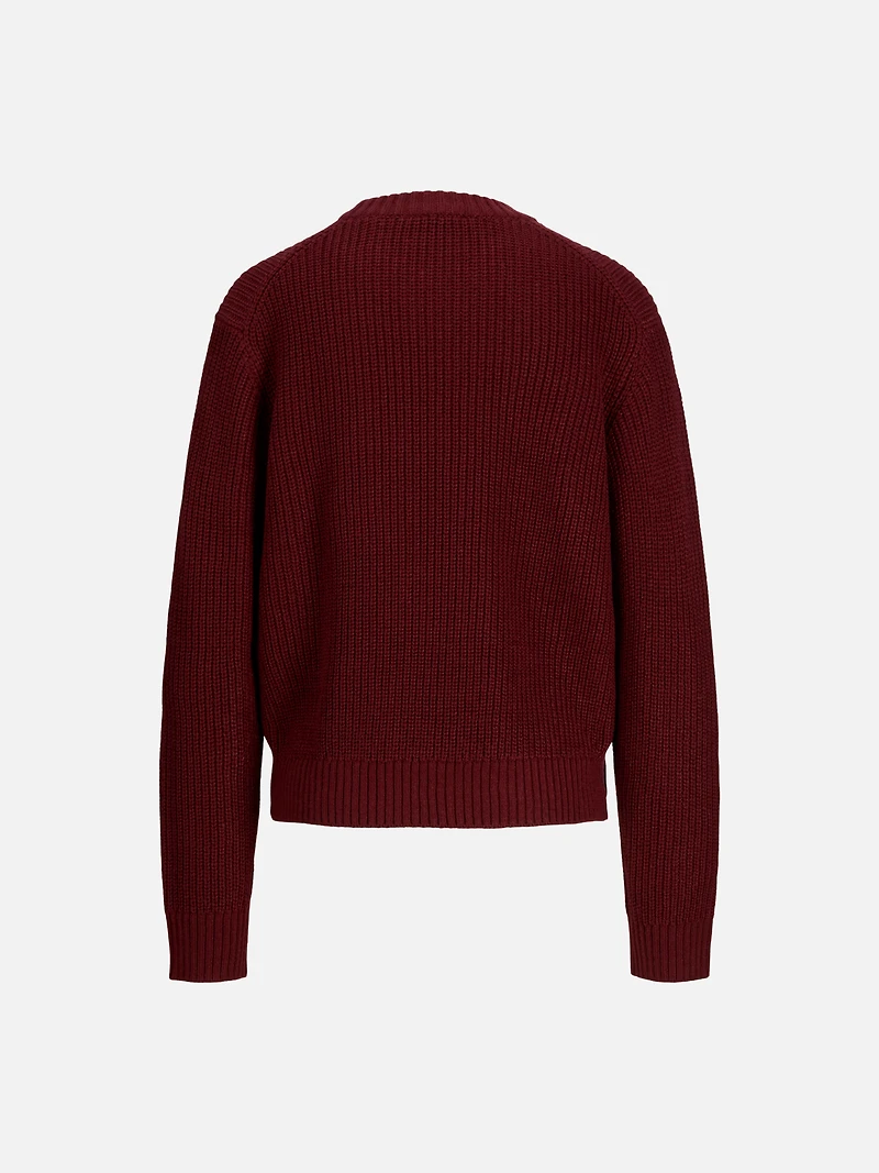Global Crewneck Knit Sweater