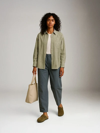 Jamie Relaxed Poplin Shirt