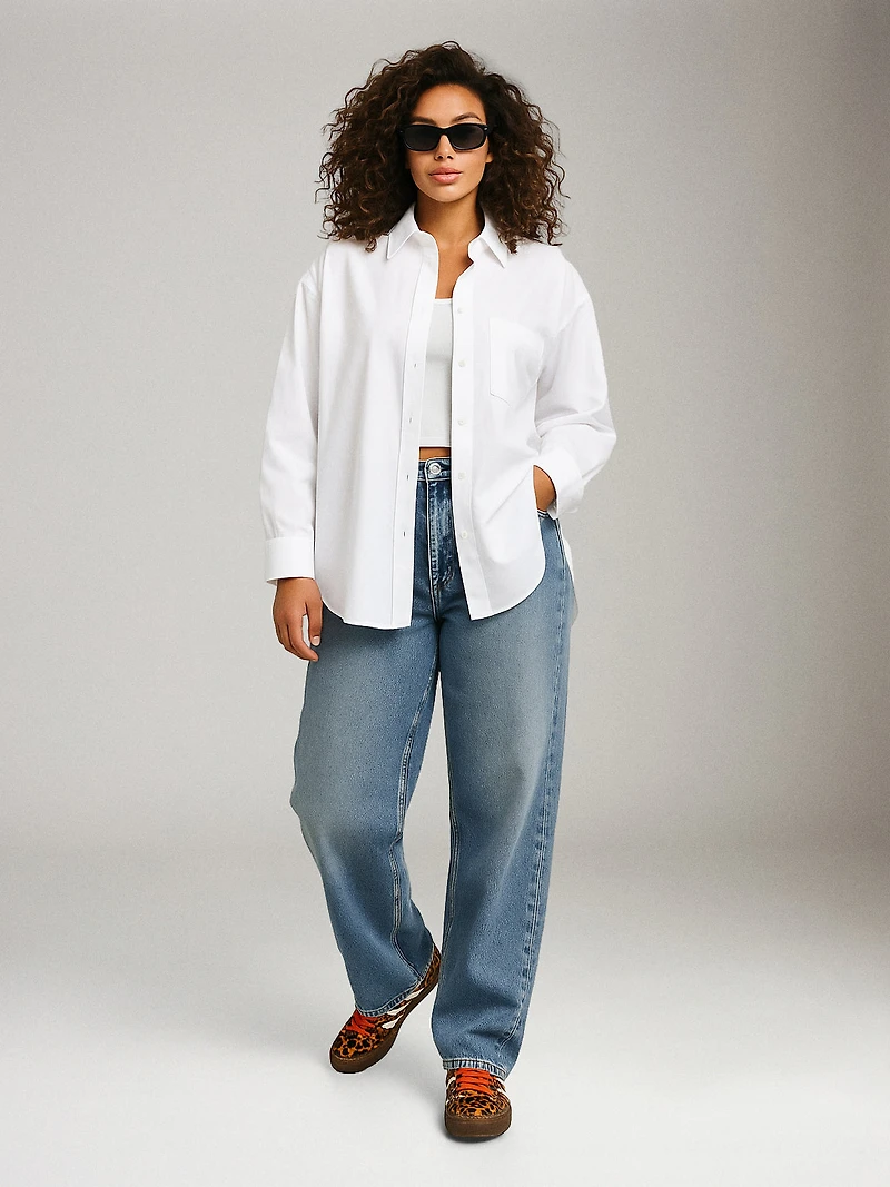 Jamie Relaxed Poplin Shirt