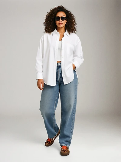 Jamie Relaxed Poplin Shirt