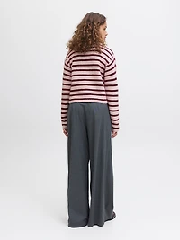 Rosanna Stripe Turtleneck Sweater