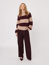 Edison Stripe Crewneck Pullover Sweater