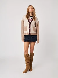 Linden Contrast Cardigan