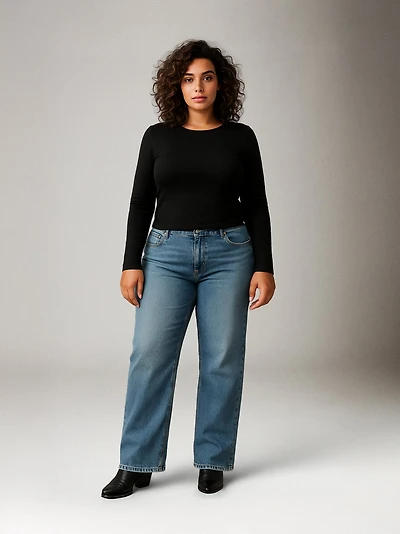 Low Loose Jeans