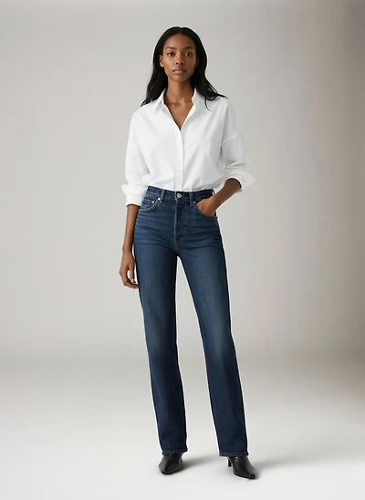 Ribcage Full Length Jeans