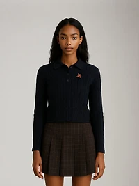 Sunita Pullover Polo Sweater